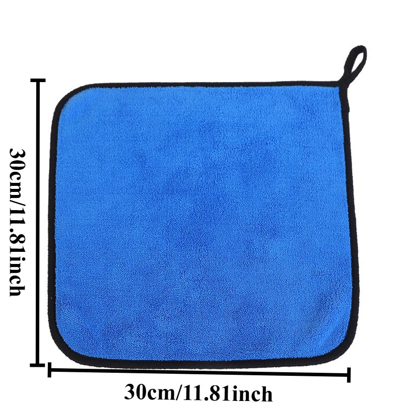 5-Pack Dual-Sided Coral Fleece Cleaning Cloths | Lint-Free Cleaning Cloths Set SPOT