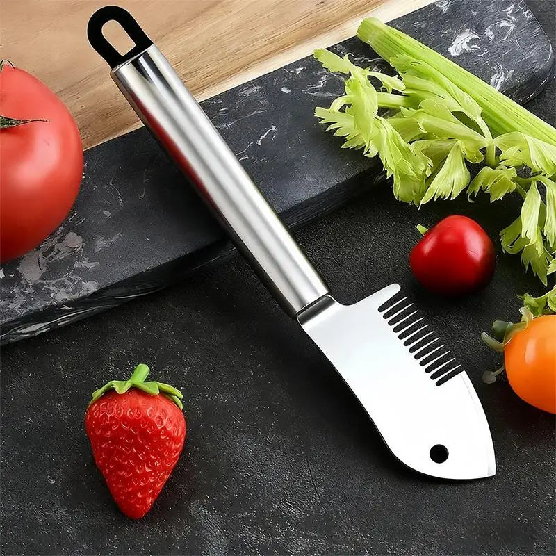 Stainless Steel Scallion Shredder Knife 2-Pack – Vegetable Slicer Vegetable Shredder Knife SPOT