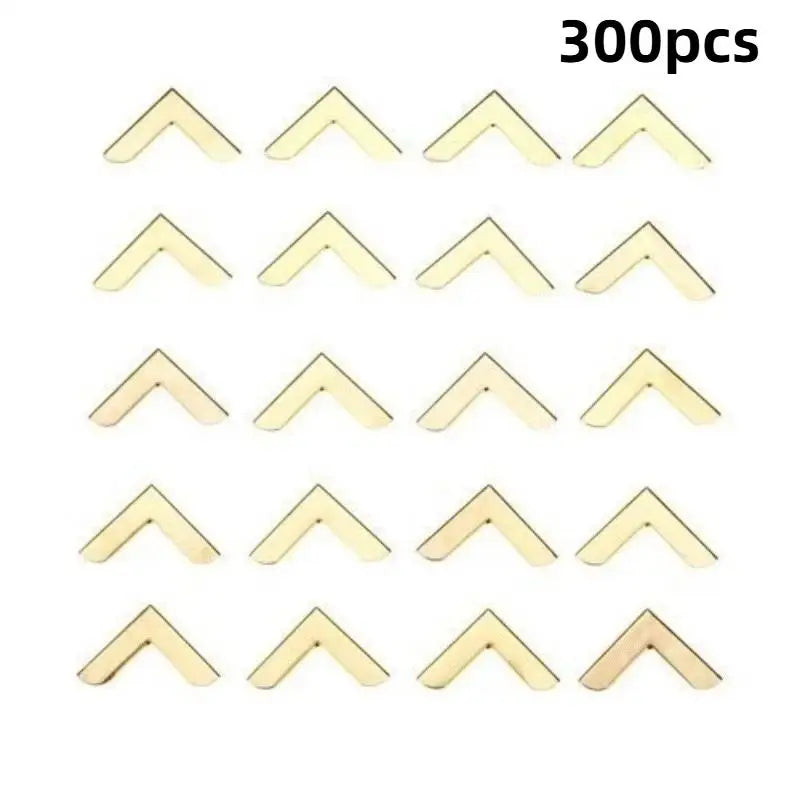Metal Corner Protectors for Scrapbook & Photo Album – 100/300pk Craft Corner Guards SPOT B1