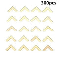 Metal Corner Protectors for Scrapbook & Photo Album – 100/300pk Craft Corner Guards SPOT B1