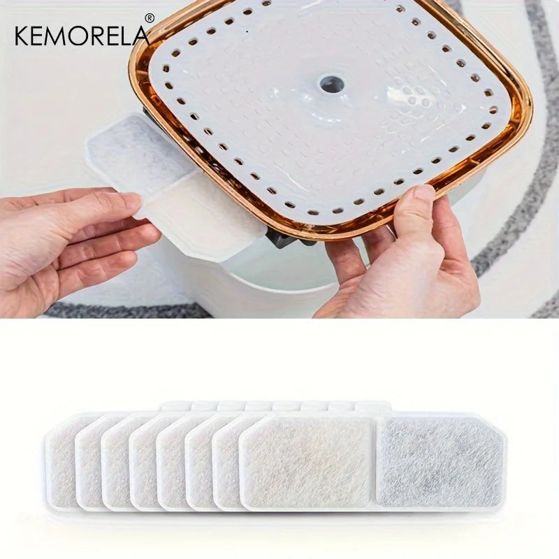 KEMORELA Pet Water Fountain Carbon Filters 10/16-Pack 113x43mm Pet Fountain Filter SPOT