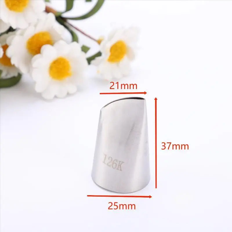 Stainless Steel Icing Piping Tips – Reusable Cake Nozzles Cake Decorating Nozzle SPOT A32