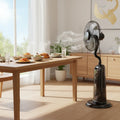 Indoor Mist Cooling Fan – 5-Blade, 3-Speed, Remote Control Mist Cooling Fan SPOT Default Title