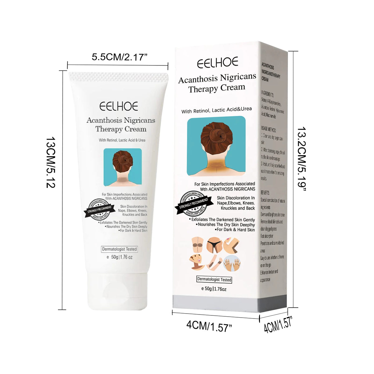 EELHOE Brightening Body Cream – Niacinamide & Retinol 50g Brightening Body Cream SPOT
