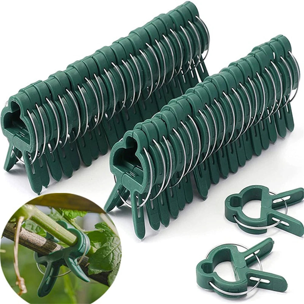 20-Pack Reusable Garden Plant Support Clips for Stems & Vines Garden Plant Clips SPOT