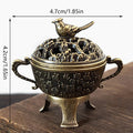 Elephant Lotus Metal Incense Burner Bowl – Yoga & Home Decor Incense Burner SPOT A1