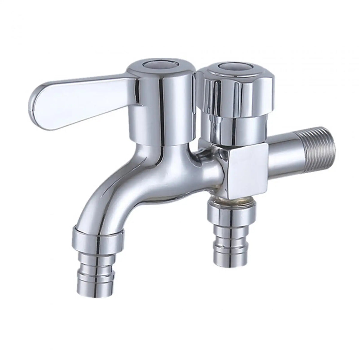 Wall Mounted Double Outlet Faucet – Laundry & Kitchen Sink Wall Mount Faucet SPOT