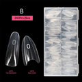Sandwich Dual Nail Forms 240pcs 14 Sizes – Coffin & Almond Nail Extension Forms SPOT B