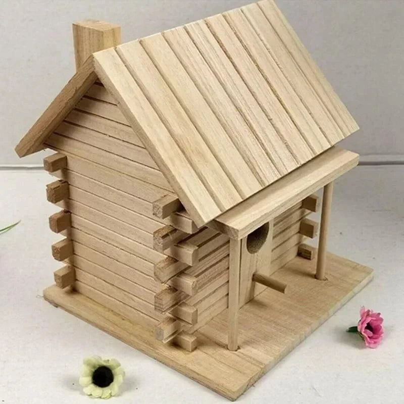 Wooden Hanging Bird House – Outdoor Nesting Box & Garden Decor SPOT