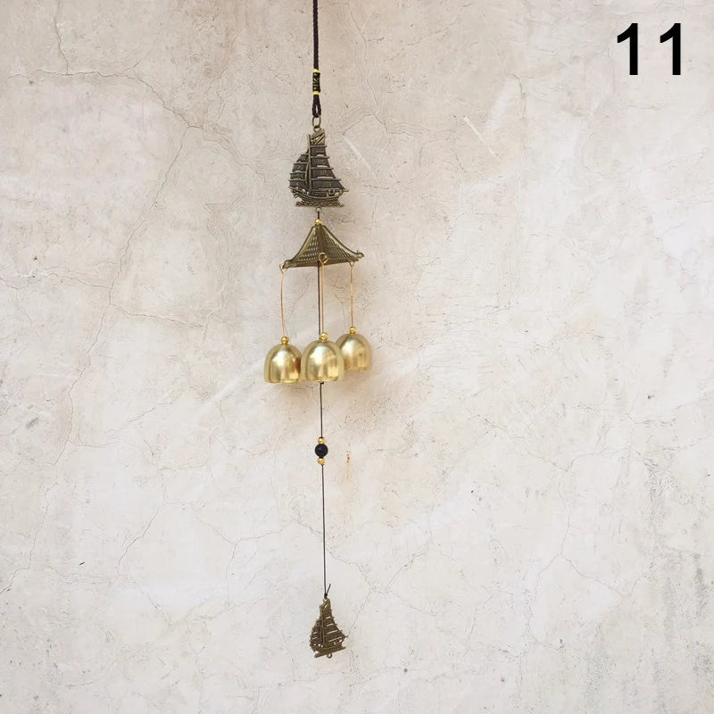 Antique Copper Metal Wind Chime – Garden & Outdoor Décor Garden Wind Chime SPOT 11
