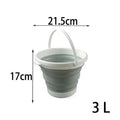 3L Collapsible Bucket with Handle – Camping, Fishing & Home Collapsible Bucket SPOT 3L