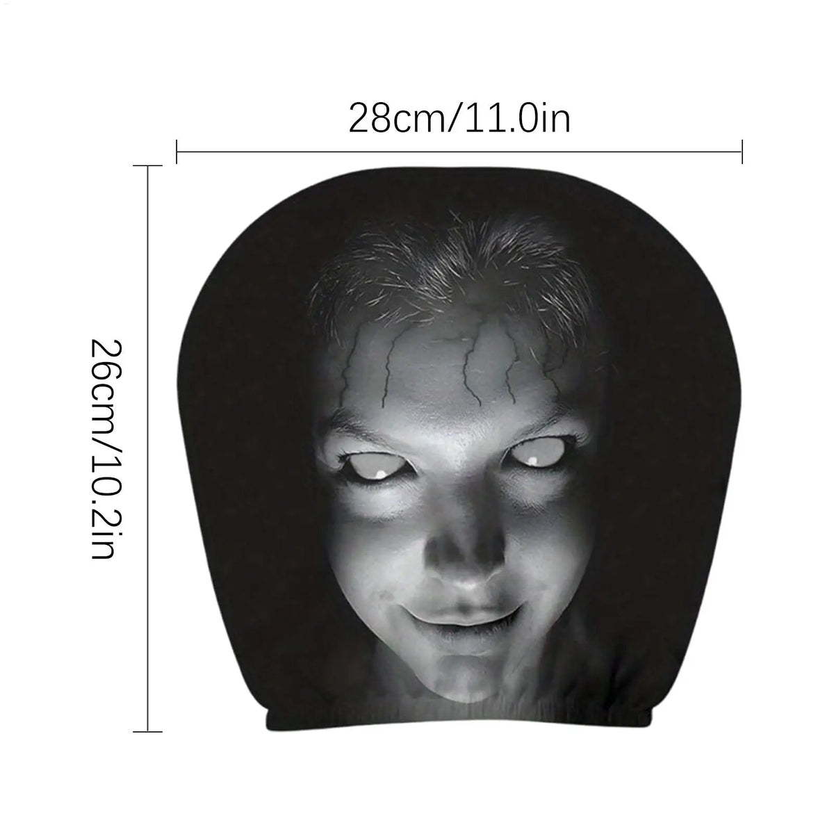Halloween Funny Car Headrest Cover – Universal Auto Accessory Car Headrest Cover SPOT