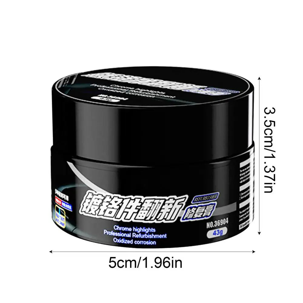 Car Chrome Restorer Metal Polish Paste – Removes Oxidation Chrome Polish Paste SPOT a