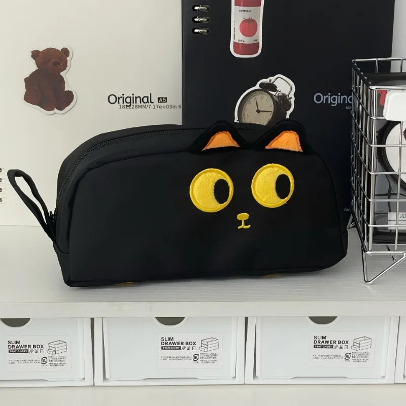 3D Black Cat Pencil Case – Large Capacity Pouch for Cat Lovers Pencil Case SPOT