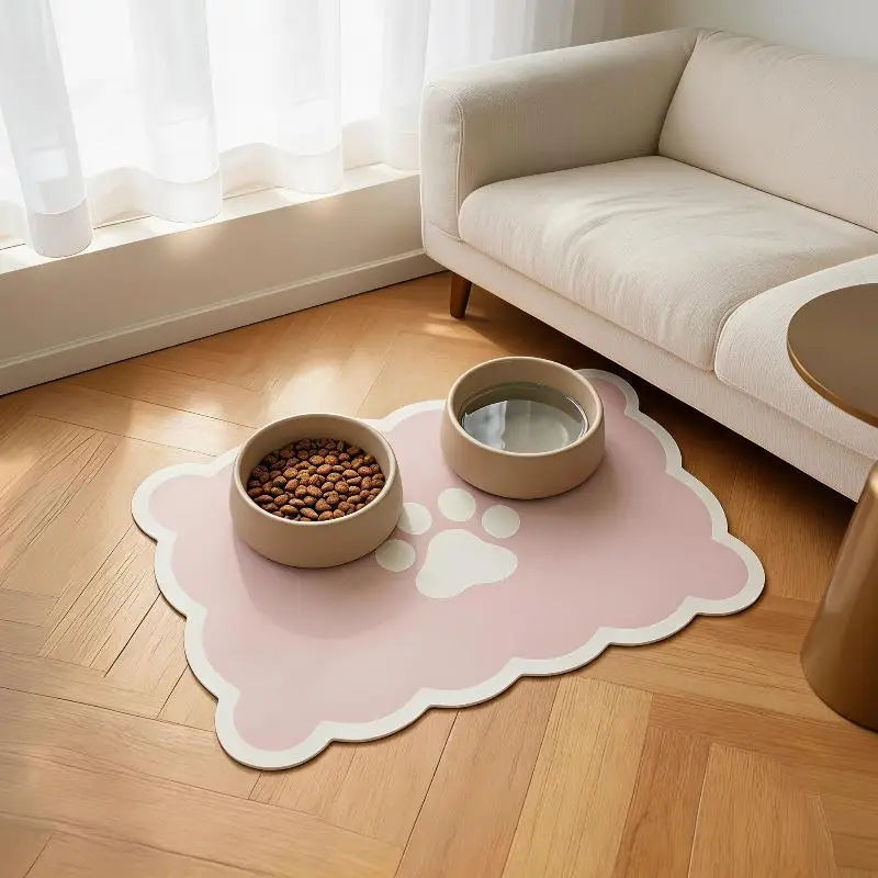 Diatom Mud Pet Feeding Mat – Non-Slip Cat & Dog Bowl Pad Pet Feeding Mat SPOT