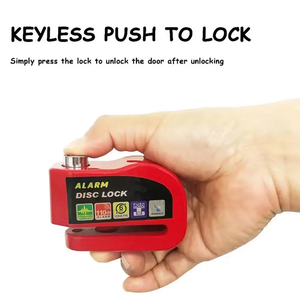 Motorcycle Disc Brake Alarm Lock – Scooter & Bicycle Security Disc Brake Alarm Lock SPOT