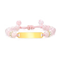 Personalized Engraved Name Bar Bracelet – Kids Birthday Gift Personalized Kids Bracelet SPOT BR-1640G