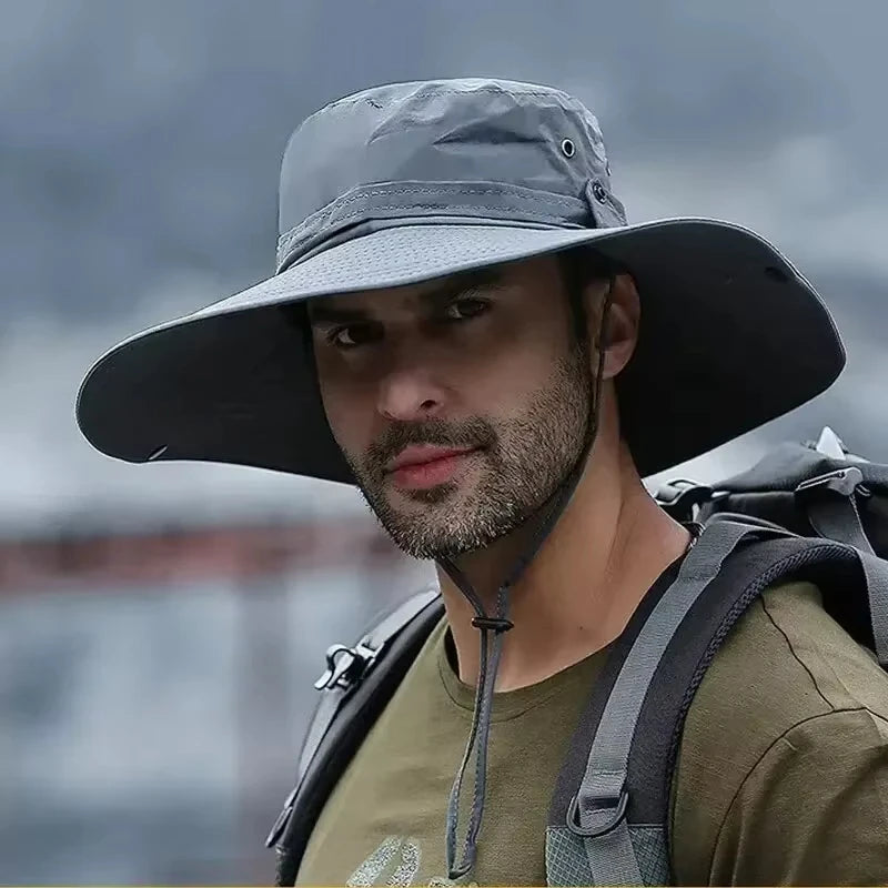 Sun Protection Mesh Fishing Hat – Anti-UV Outdoor Cap Outdoor Sun Hat SPOT