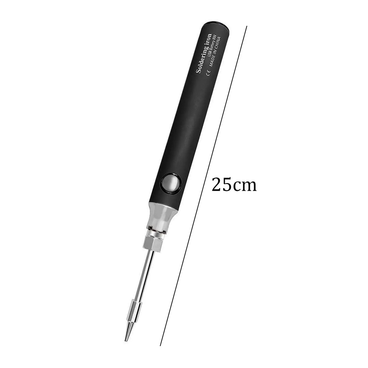 USB Electric Soldering Iron Kit – 5V Adjustable Temp 330–450°C Soldering Iron Kit SPOT Black