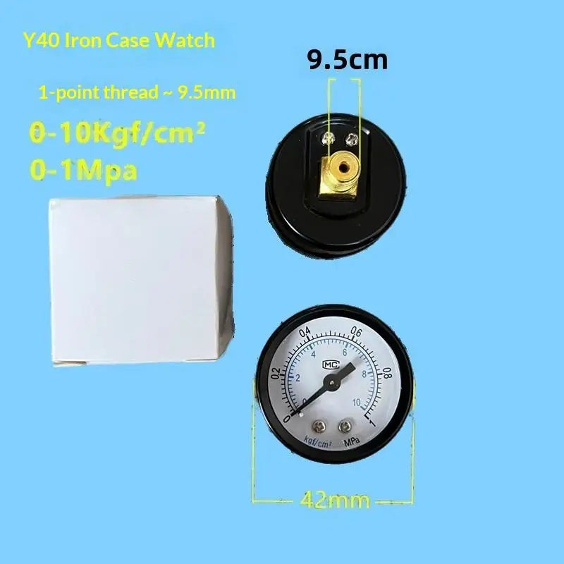 Air Pressure Gauge 0-10/12/25 Bar – Hydraulic DIY Tool Pressure Gauge SPOT A7