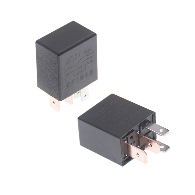 DC 12V 40A SPDT Car Relay – 4/5 Pin 1NO 1NC Automotive Relay Automotive Relay SPOT