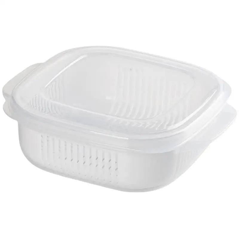 Microwave Meal Prep Containers with Drain Grid & Lid – 2/5 Pack Food Storage Container SPOT