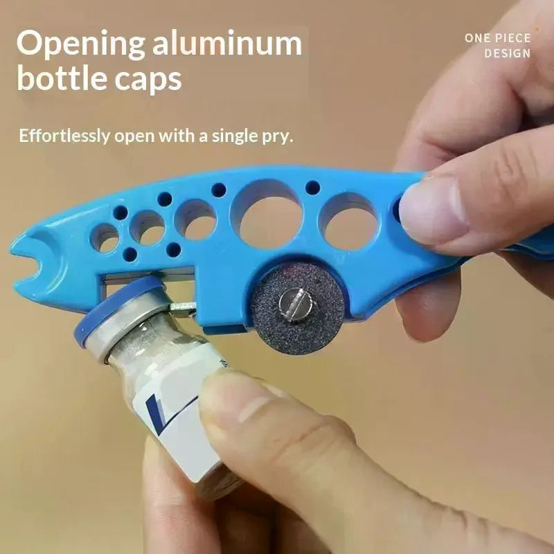 Multifunctional Ampoule Opener – Grinding Wheel Non-Slip Handle Ampoule Opener Tool SPOT