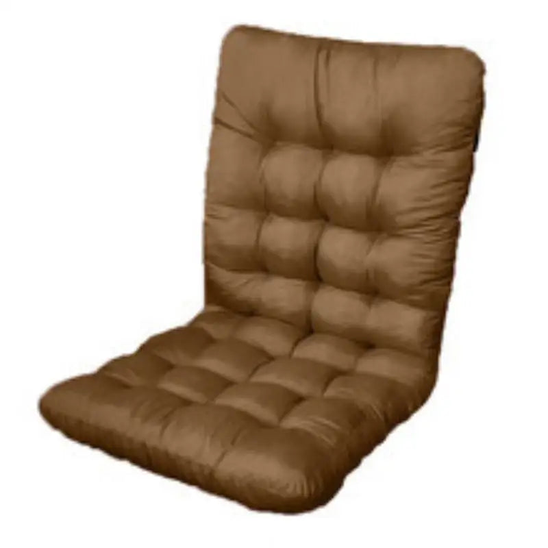 Folding Recliner Chair – Adjustable Cushioned Leisure Chair Folding Recliner Chair SPOT Brown