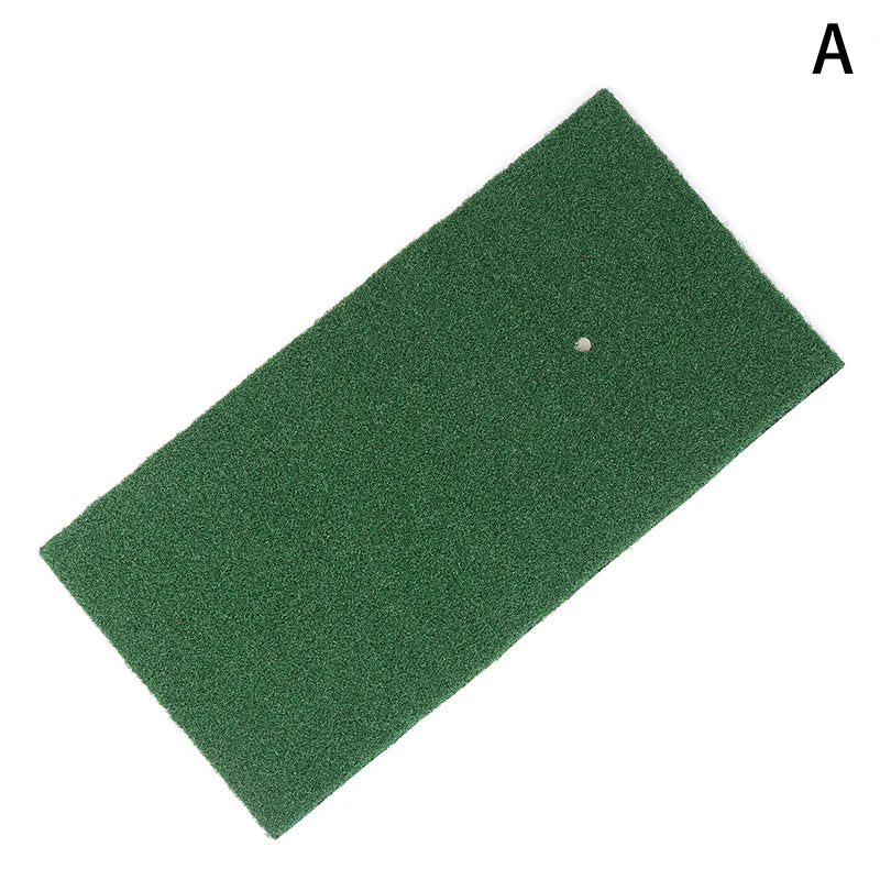 Golf Hitting Mat 30×60cm – 3-Zone Artificial Turf Practice Pad Golf Practice Mat SPOT A