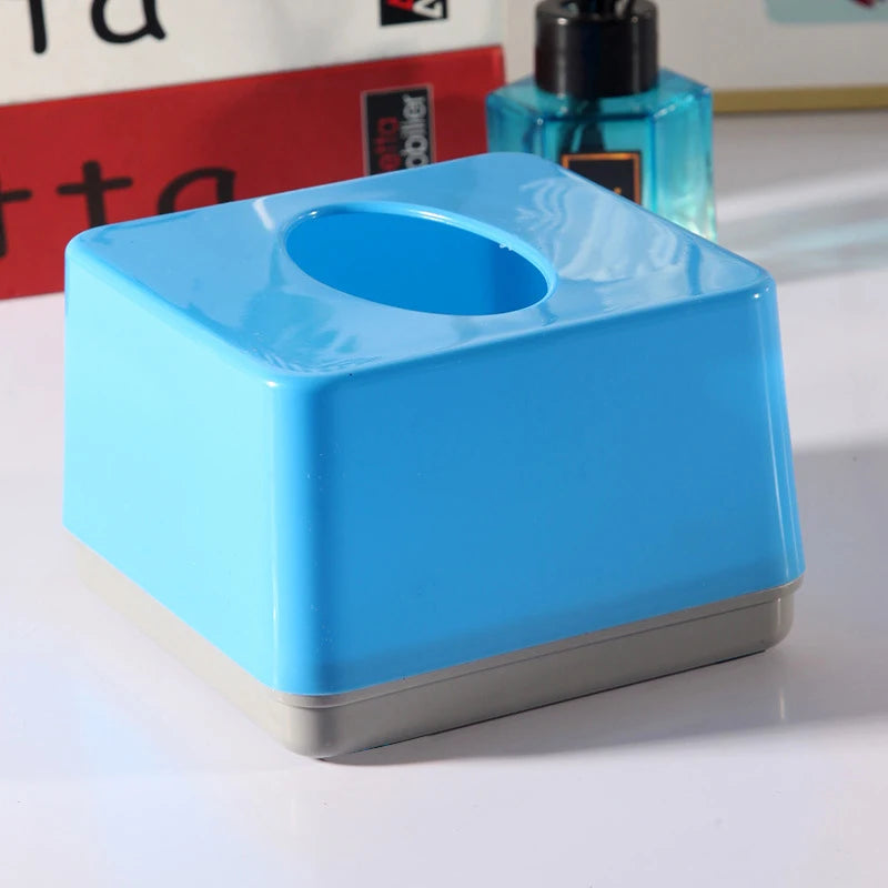 Square Plastic Tissue Box – Drawer Style for Home & Restaurant Tissue Box Holder SPOT A2