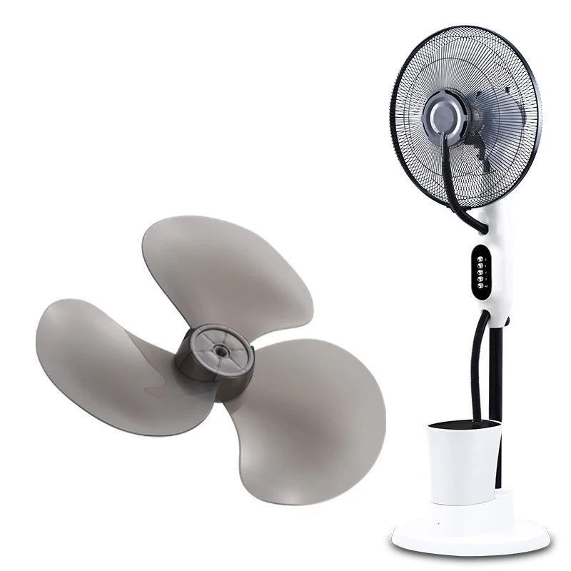 16-Inch Water Mist Standing Fan – 3-Speed Pedestal Cooling Fan Misting Pedestal Fan SPOT