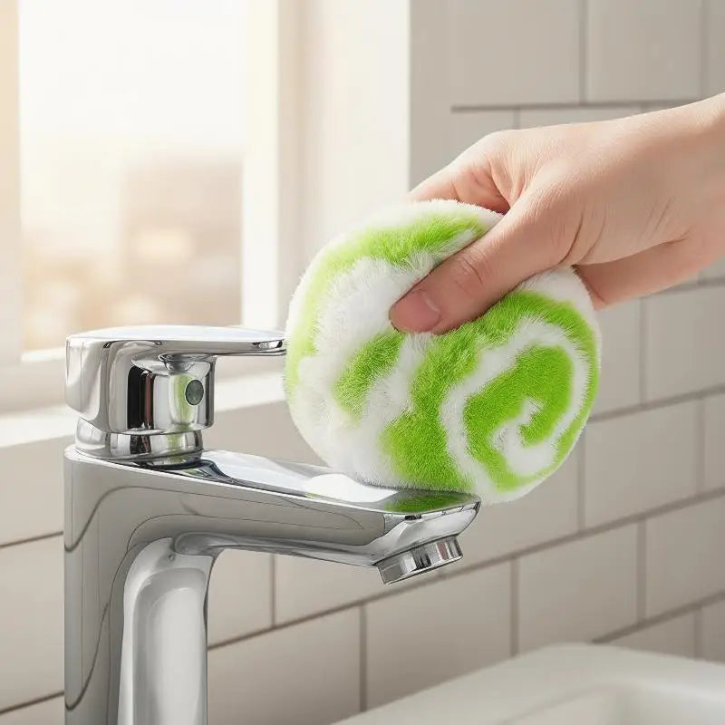 Nano Cleaning Ball Set 3-Pack – Striped Polyester Scrub Balls Cleaning Scrub Balls SPOT
