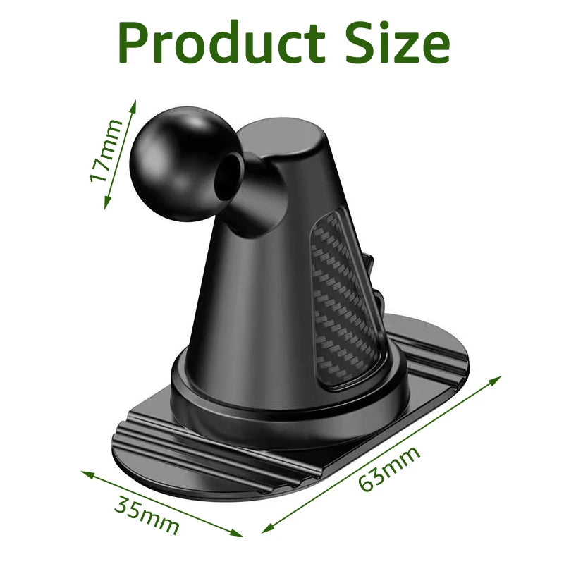 Universal 17mm Ball Head Car Phone Mount – Dashboard Cradle Car Phone Mount SPOT