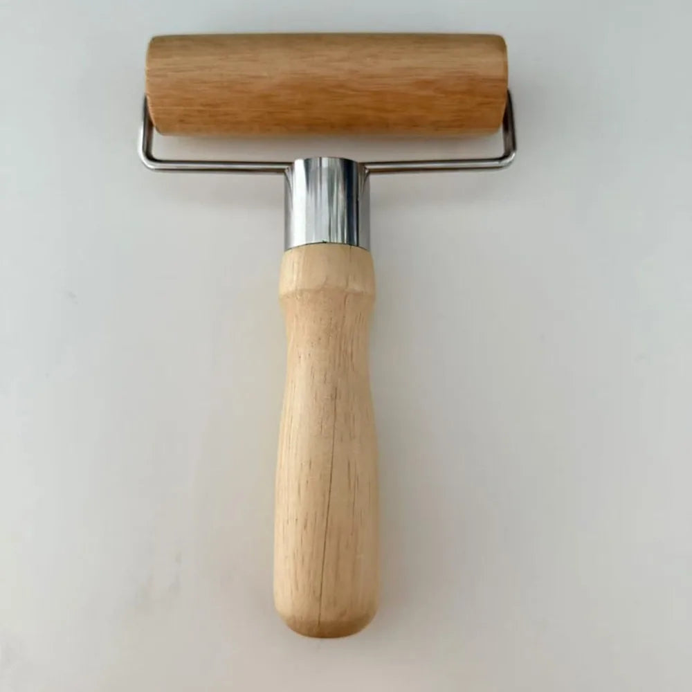 T-Shape Beechwood Rolling Pin – Dough Roller for Baking Wooden Rolling Pin SPOT 1pc