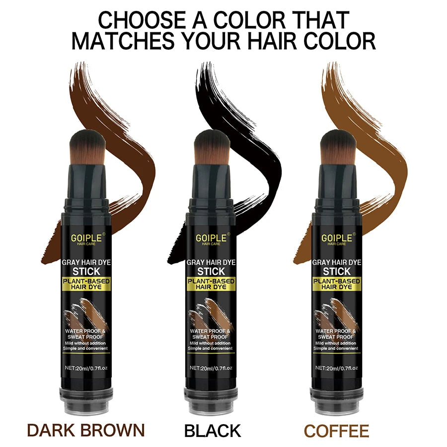Goiple Hair Root Touch-Up Pen – Instant Gray Coverage (3-Pack) Hair Root Concealer SPOT