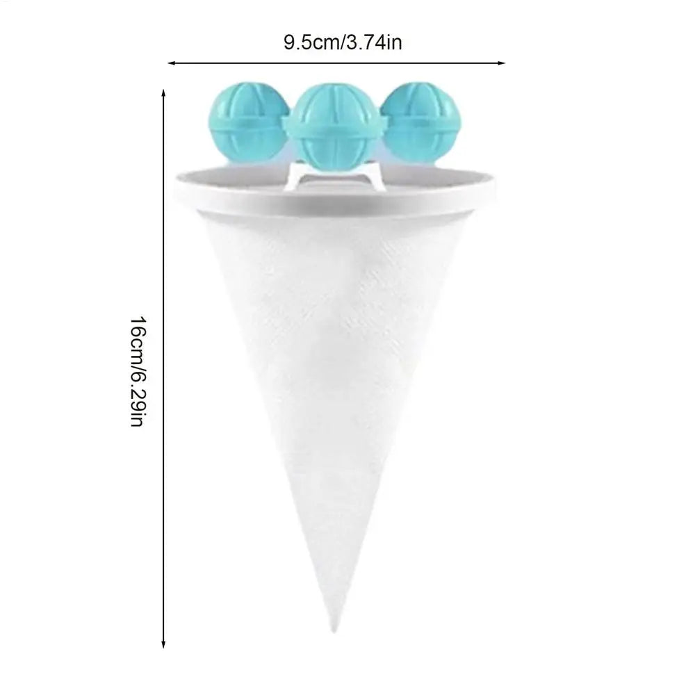3-Pack Washing Machine Lint & Pet Hair Catcher Filter Bags Laundry Filter Bag SPOT a