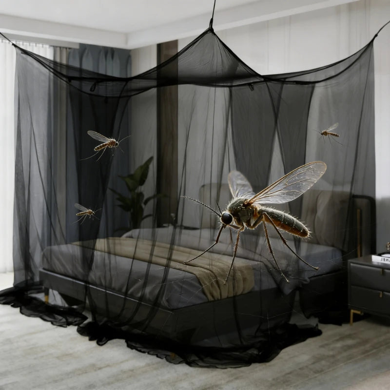 Floor-to-Ceiling Bed Canopy Mosquito Net – Fits All Bed Sizes Bed Canopy Net SPOT