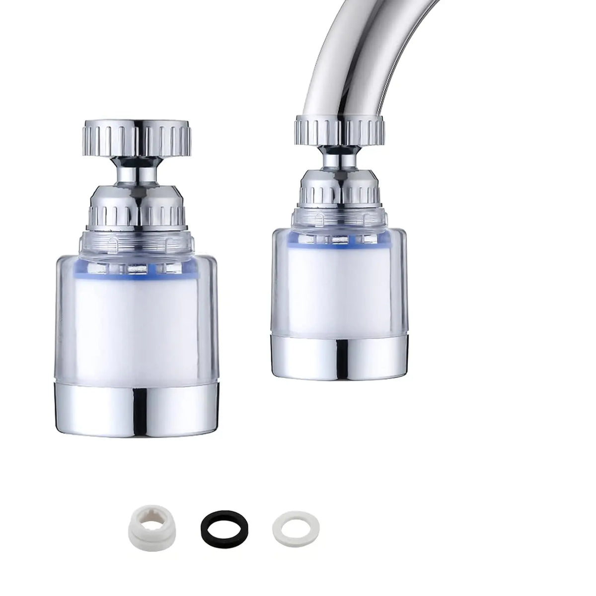 4-Pack 360° Rotating Faucet Water Filter – Kitchen & Bathroom Faucet Water Filter SPOT Default Title