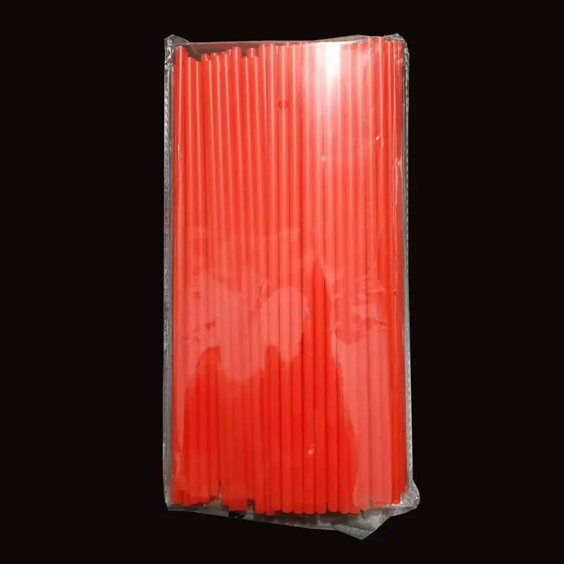 100-Pack Colorful Flexible Disposable Drinking Straws 6×190mm Disposable Drinking Straws SPOT