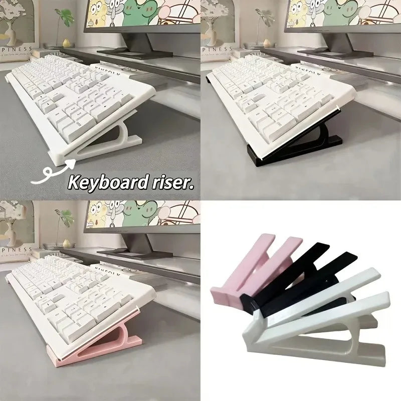 Ergonomic Keyboard Riser Stand – Non-Slip, Multi-Color, 1 Pair Keyboard Riser Stand SPOT