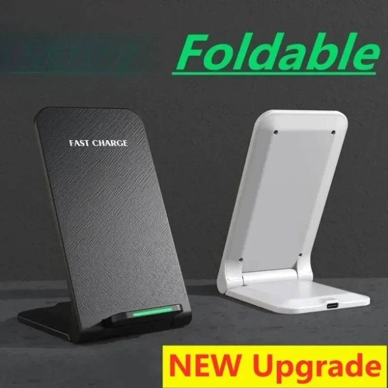 VIKEFON Foldable Wireless Charger Pad – 15W Fast Charging Wireless Charger Pad SPOT