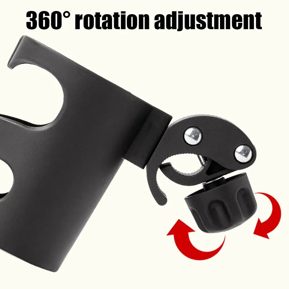 Universal Stroller Cup Holder – Clamp-On Bottle Holder Stroller Cup Holder SPOT