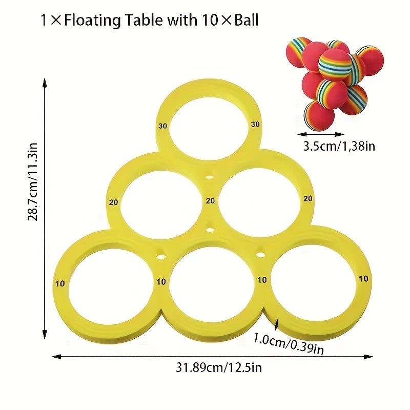 Floating Pool Toss Game Set – Family Water Throwing Game Pool Toss Game SPOT
