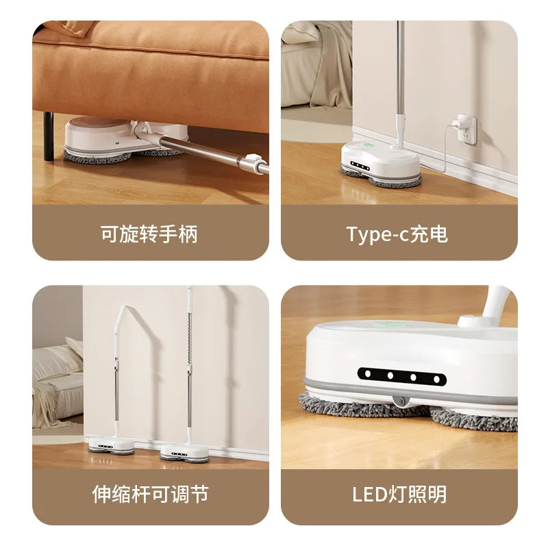 DUTRIEUX Cordless Electric Mop – Self-Cleaning, Rechargeable Cordless Electric Mop SPOT