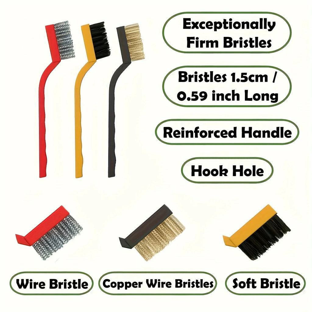 11-Piece Long Handle Cleaning Brush Set – Kitchen & Bathroom Cleaning Brush Set SPOT