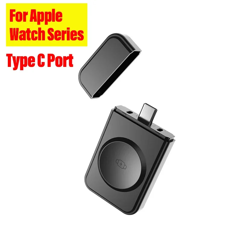 VIKEFON Magnetic Wireless Apple Watch Charger Dock USB-C Wireless Watch Charger SPOT Type C Port