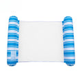 Inflatable Striped Pool Float Hammock – 4 Colors | PVC Inflatable Pool Float SPOT Blue