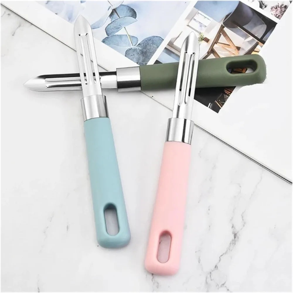 5-Pack Stainless Steel Vegetable Peeler Set – Non-Slip Handle Vegetable Peeler Set SPOT