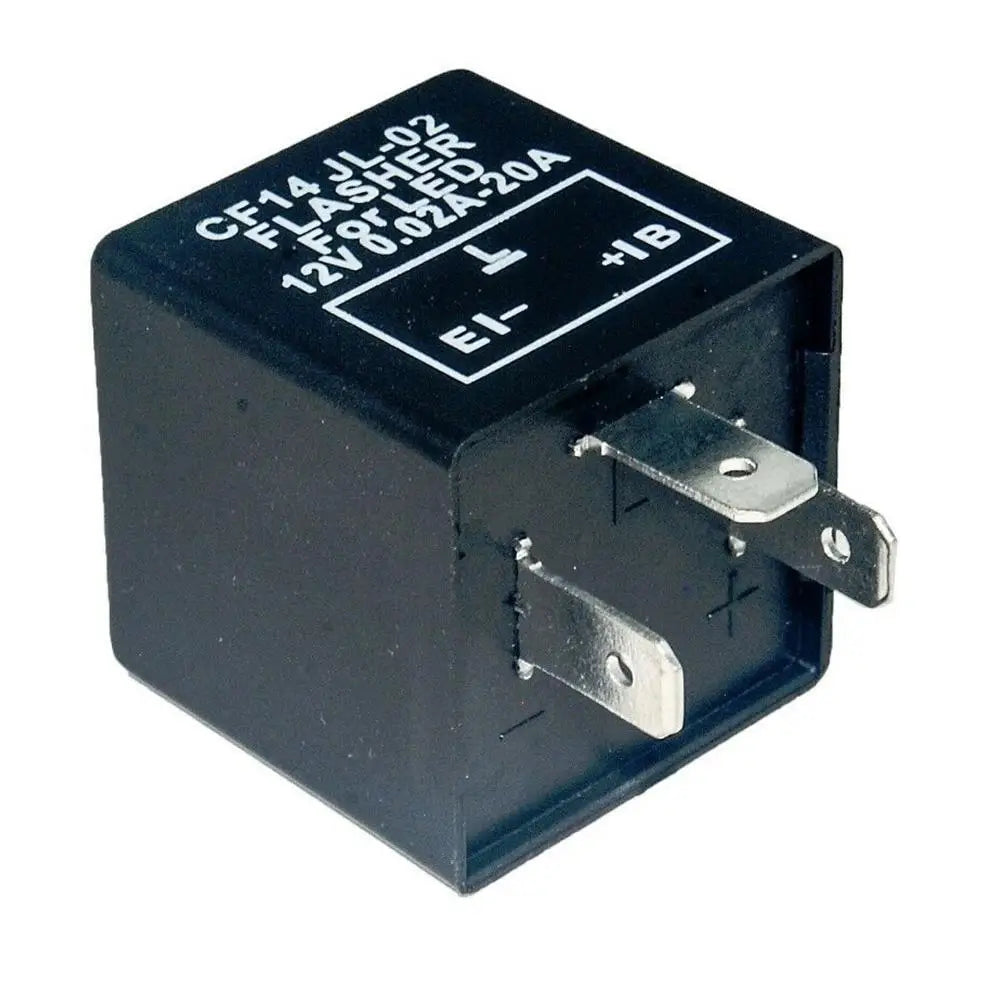 12V 3-Pin Adjustable LED Flasher Relay – Motorcycle Turn Signal LED Flasher Relay SPOT