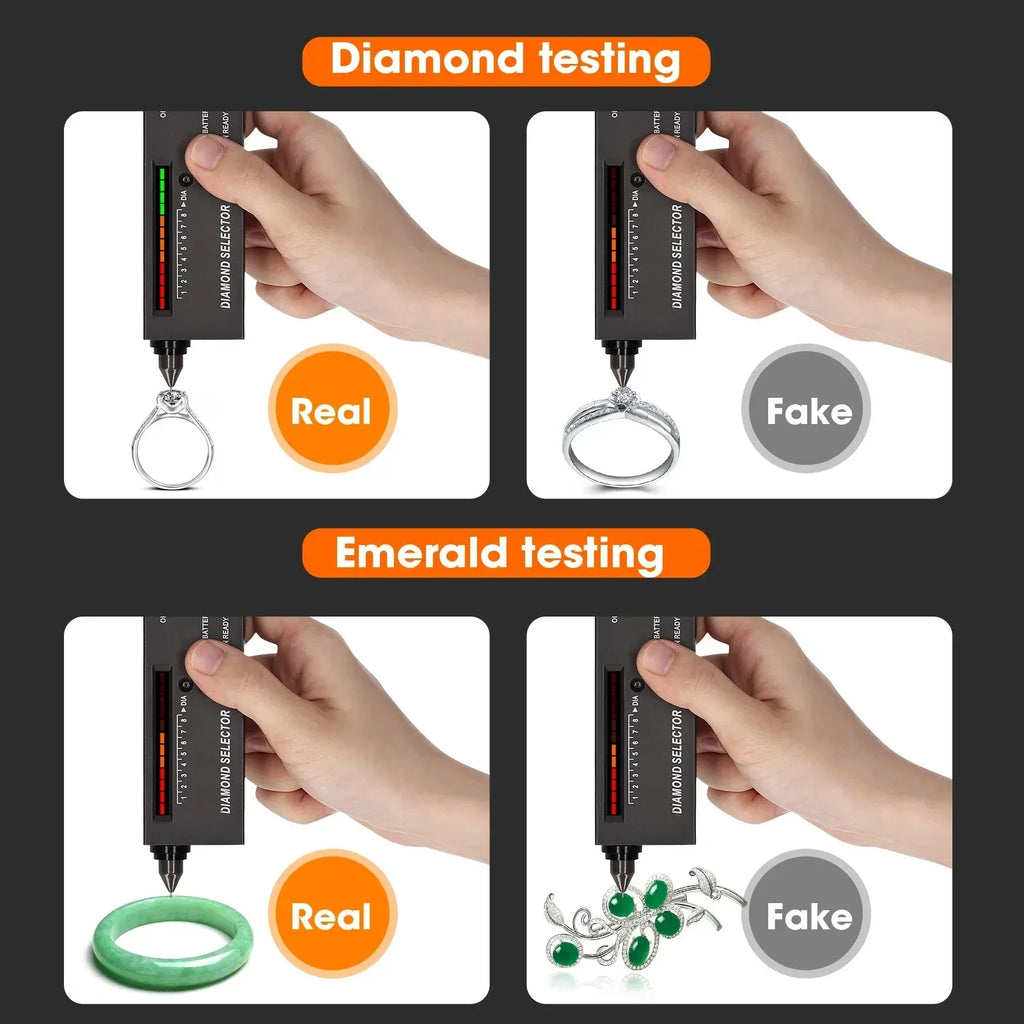 Diamond & Moissanite Tester Pen – Gemstone Authenticity Tool Gemstone Tester Pen SPOT